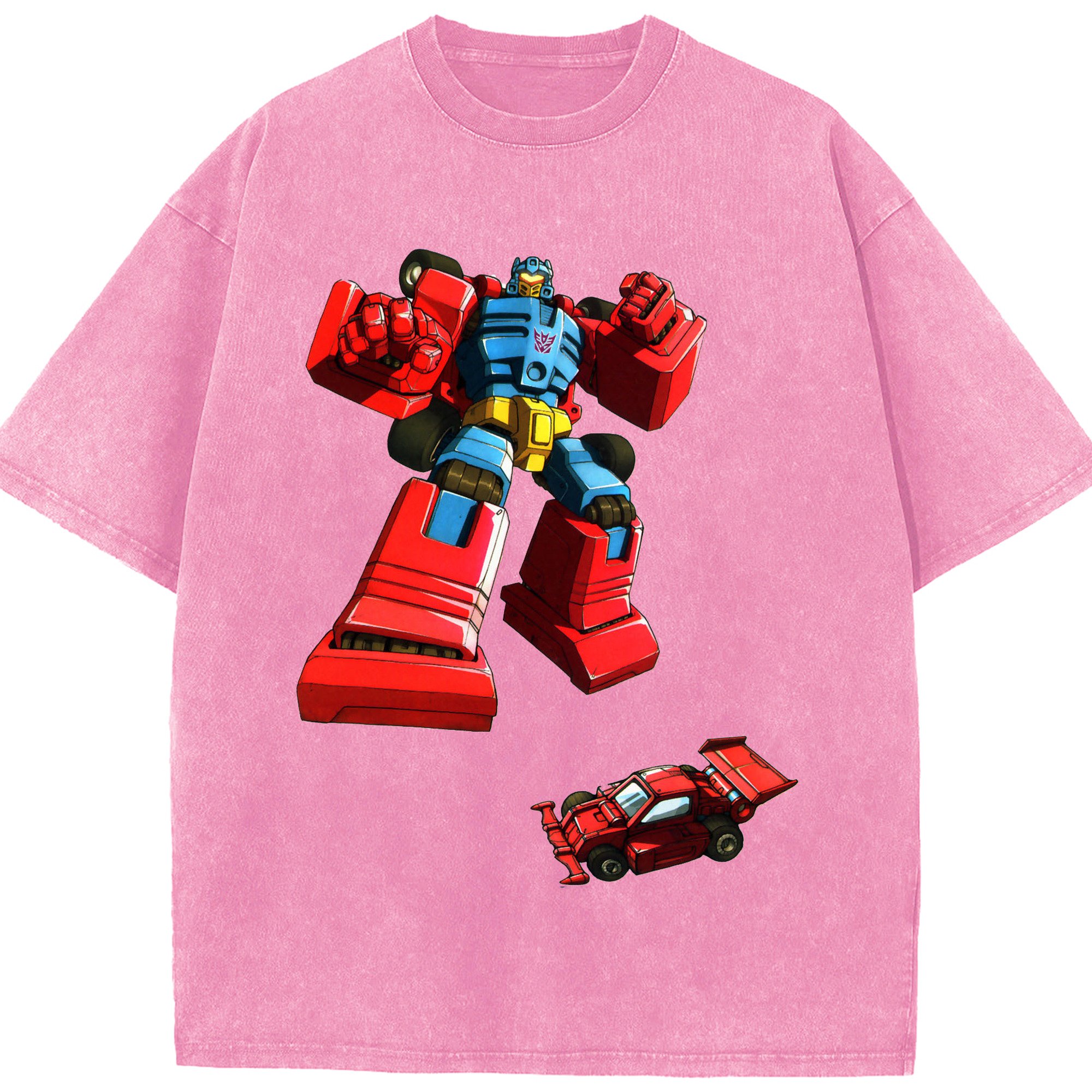 （画像用）  綿100% ヴィンテージ風 半袖Tシャツ（フロントプリント）